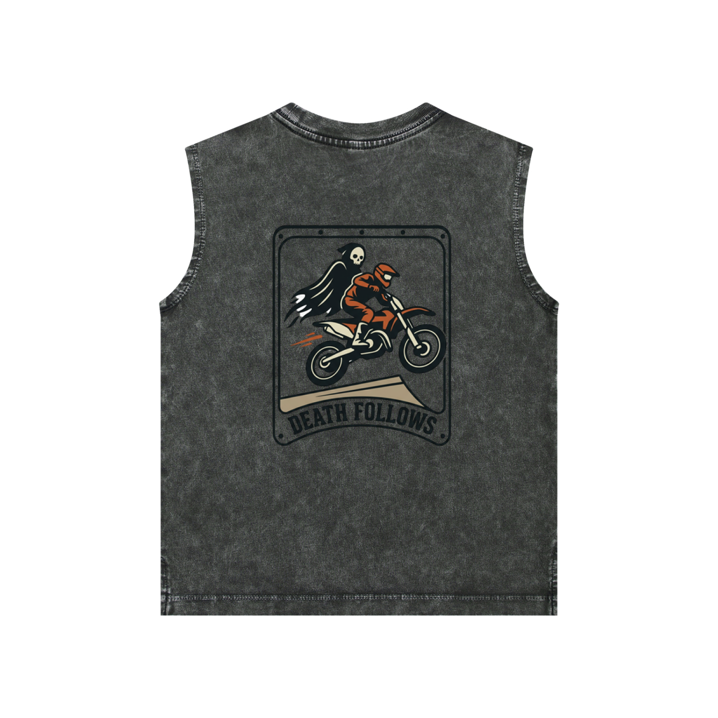 Death follows Kids Tank Top