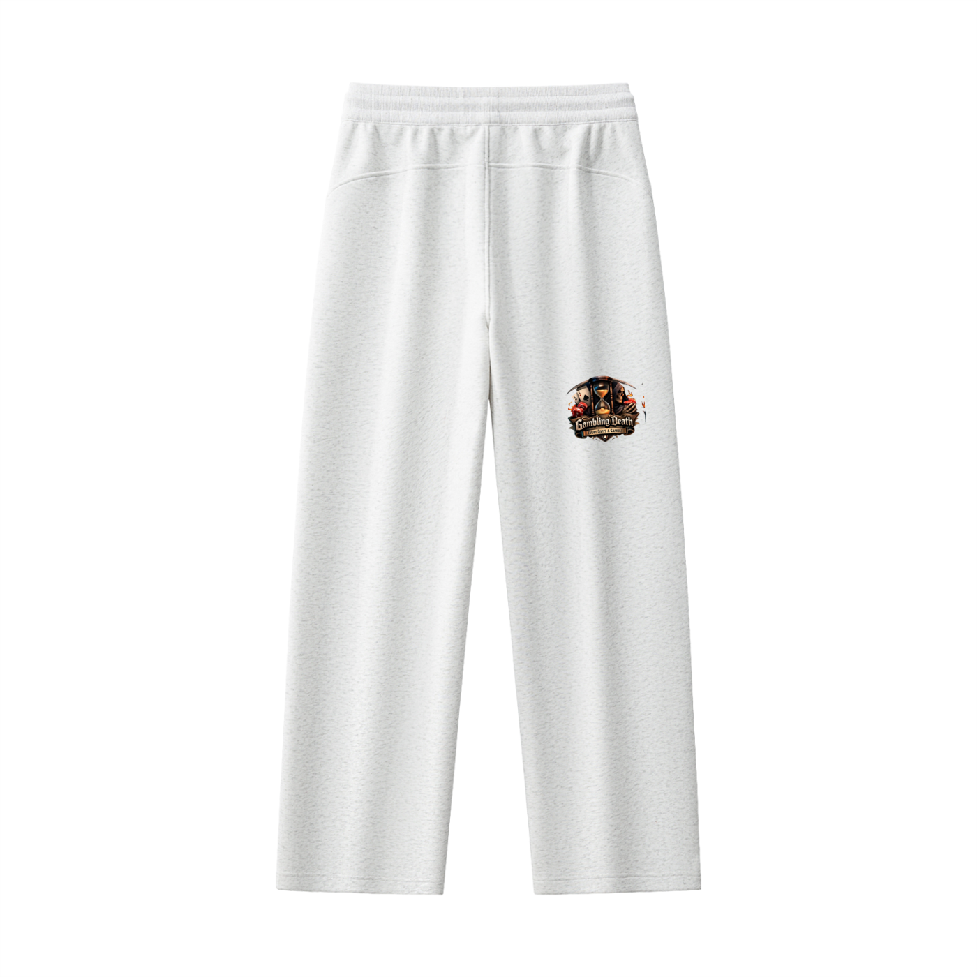 Essential Drawstring Straight-Leg Sweatpants