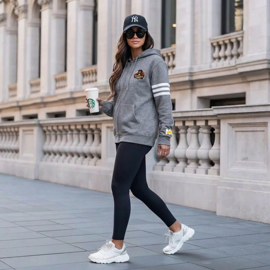 Gambling Death Skull & Ace Zip Hoodie