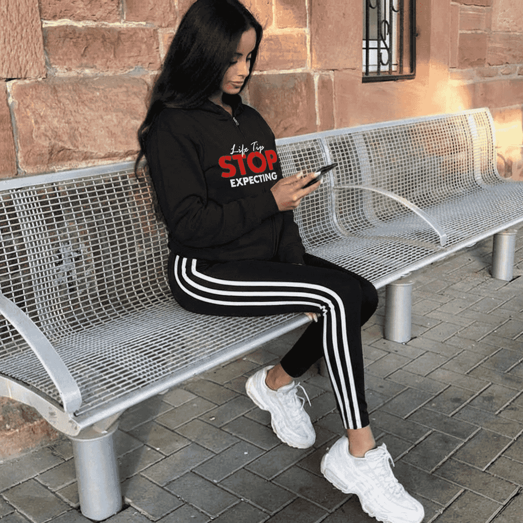 Gambling Death Full-Zip Hoodie Life Tip: Stop Expecting