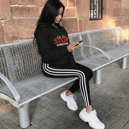 Gambling Death Full-Zip Hoodie Life Tip: Stop Expecting