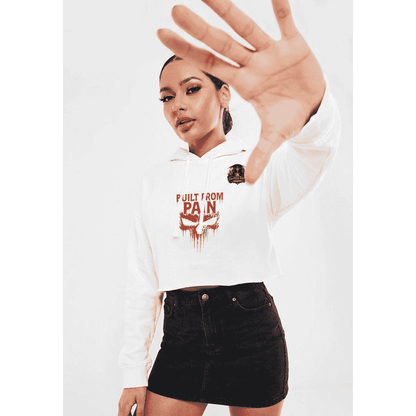 Gambling Death Cropped Hoodie