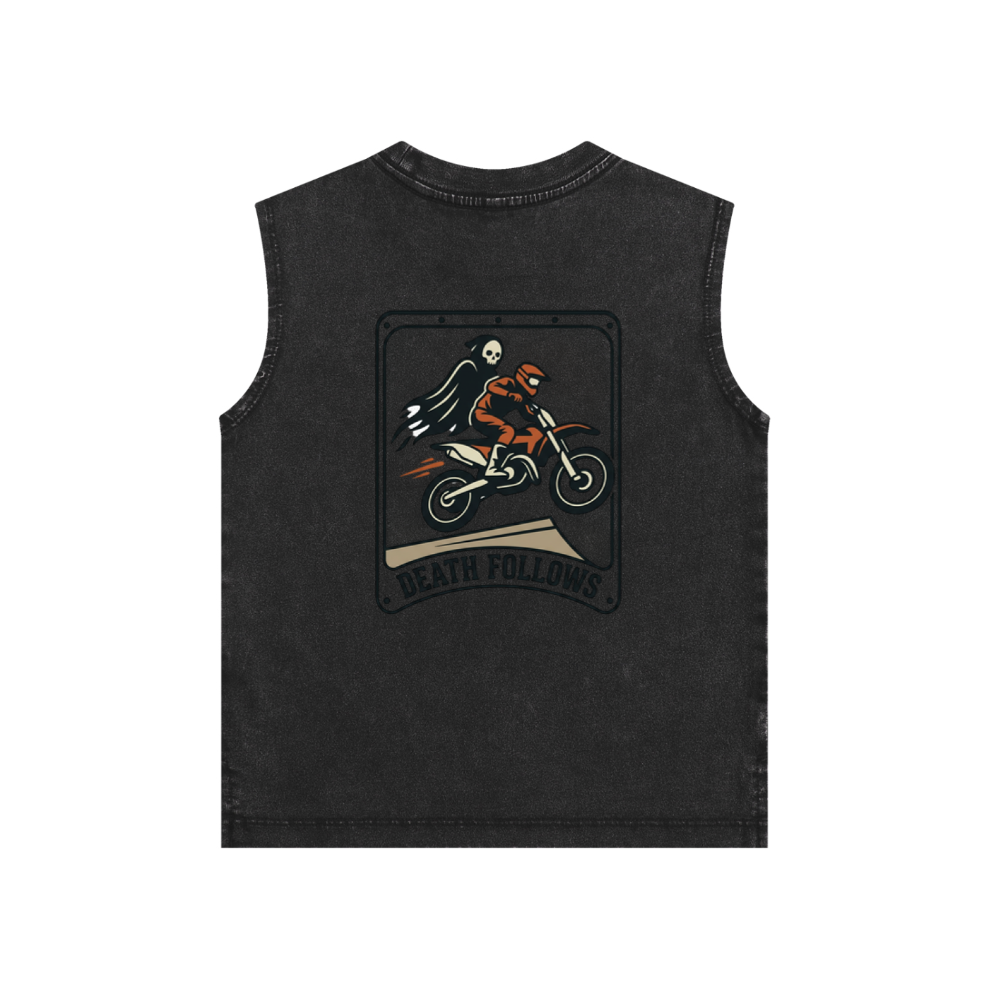 Death follows Kids Tank Top