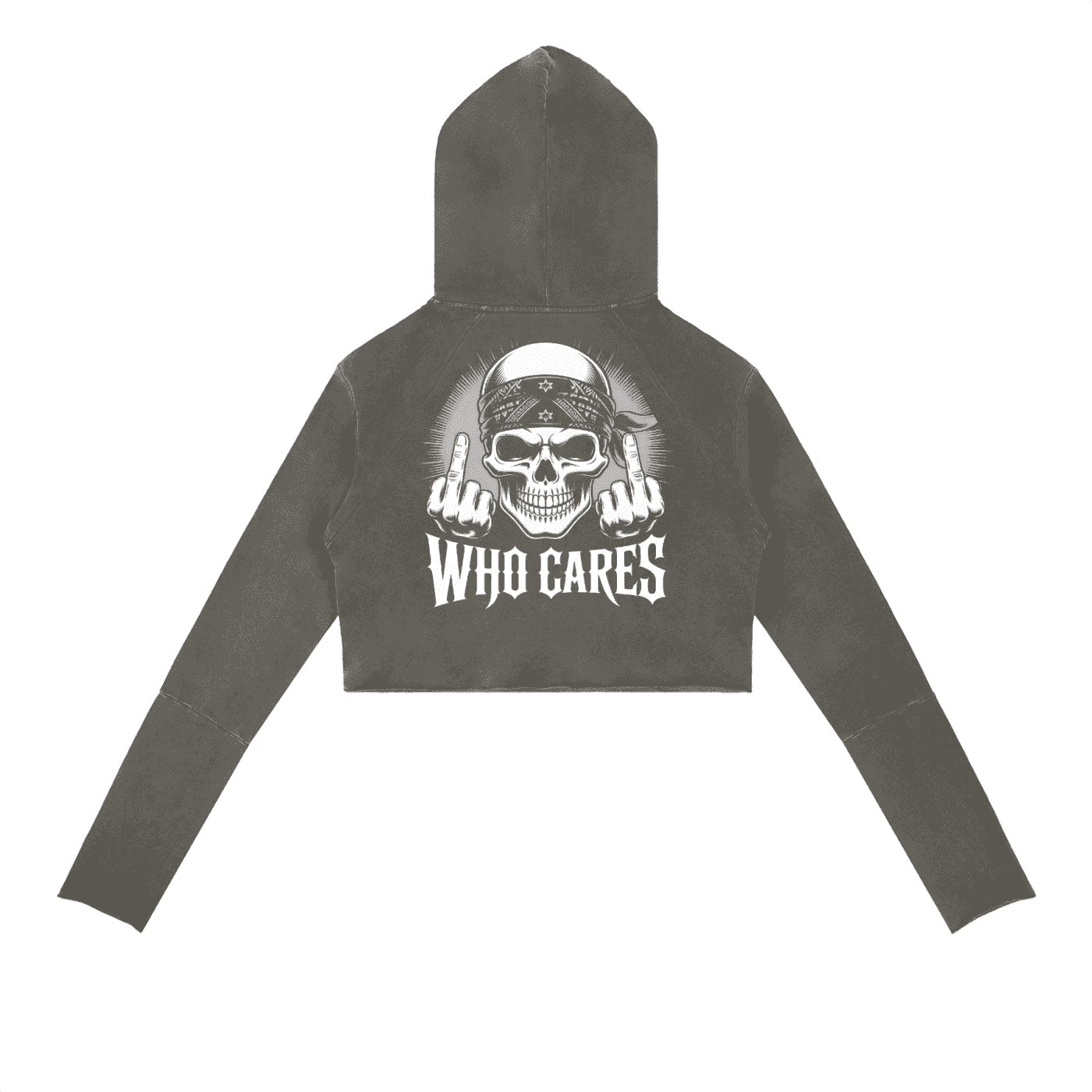 Gambling death Vintage Washed Raw Edge Hoodie