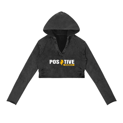Gambling death Vintage Washed Raw Edge Hoodie