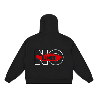 Boxy Button no limit Hoodie