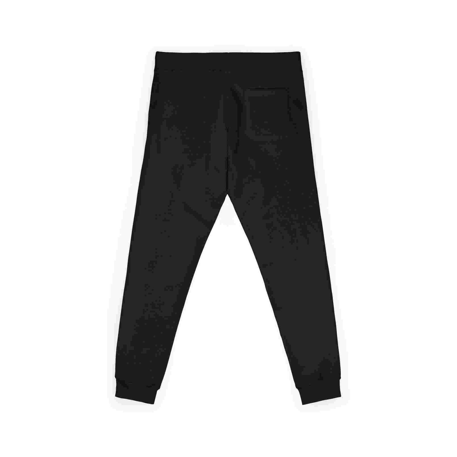 Embroidered Cozy Fleece Sweatpants — Minimal White Joggers