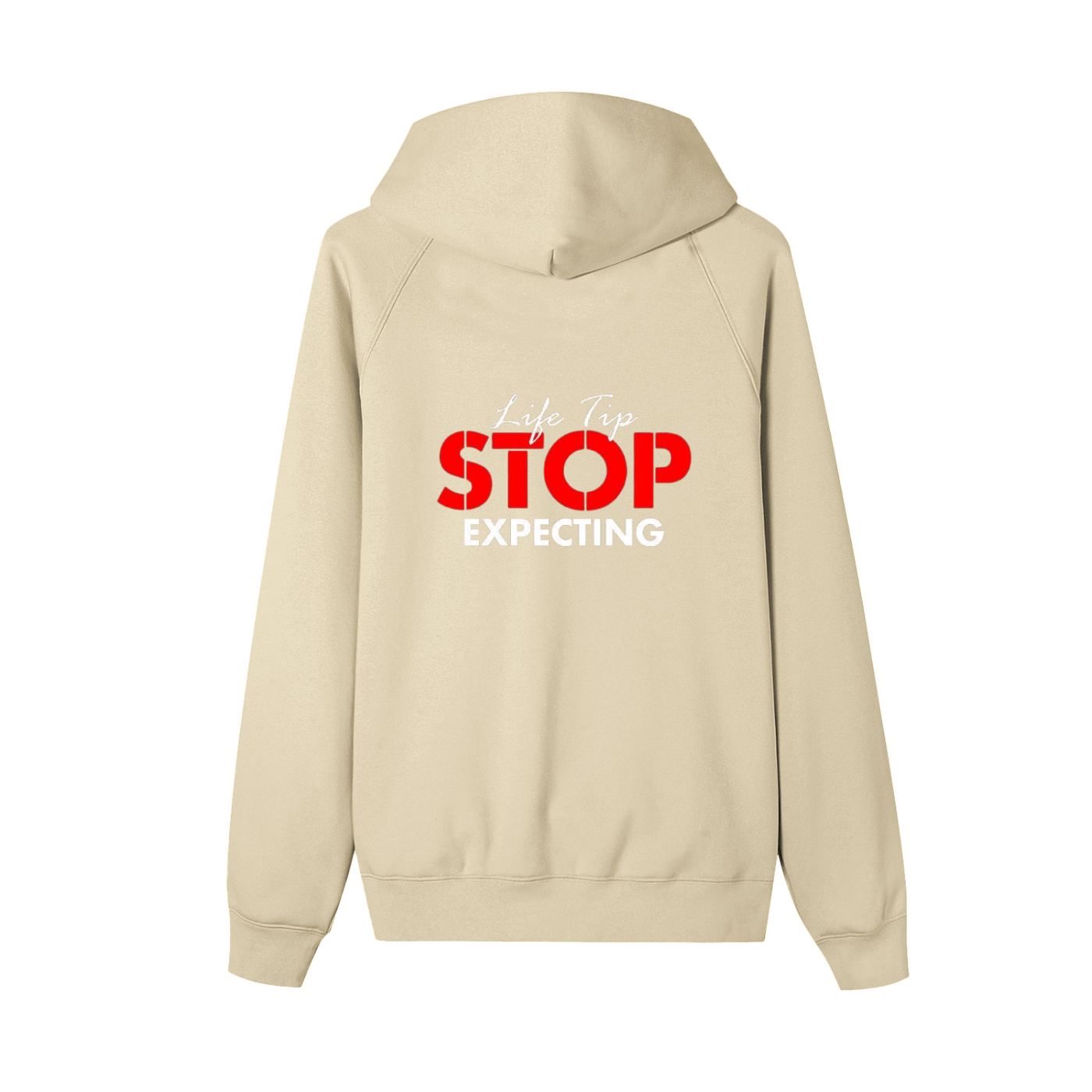 Stop expecting Zip-up Fleece Hoodie