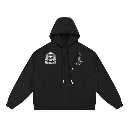 Boxy Button no limit Hoodie