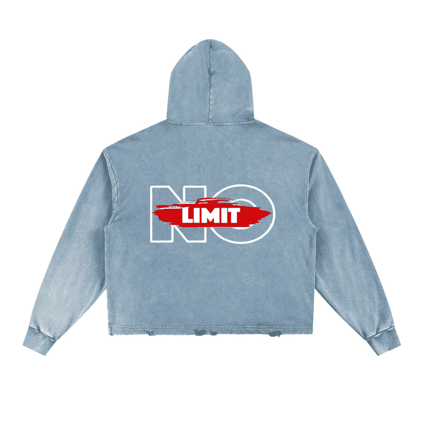 Buy Gambling Death Vintage Washed Frayed-Hem Hoodie Now