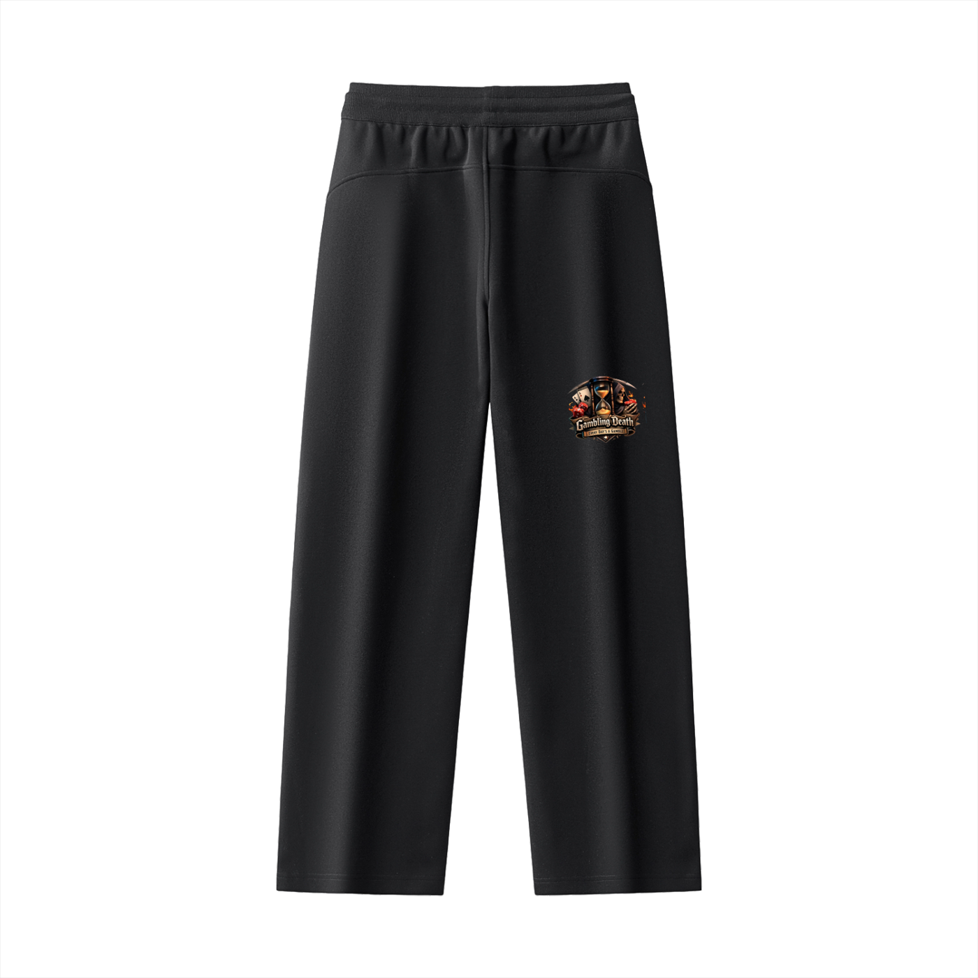 Essential Drawstring Straight-Leg Sweatpants