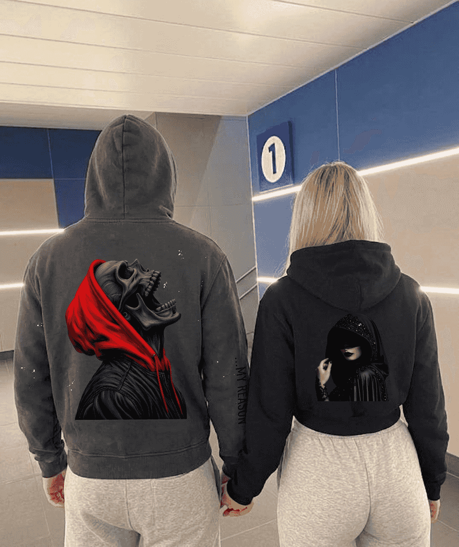 Vintage Washed Frayed Fleece Hoodie