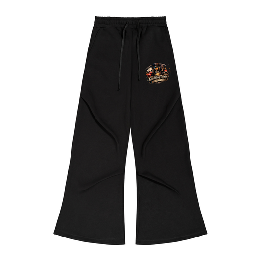 Wide Leg Drawstring Sweatpants