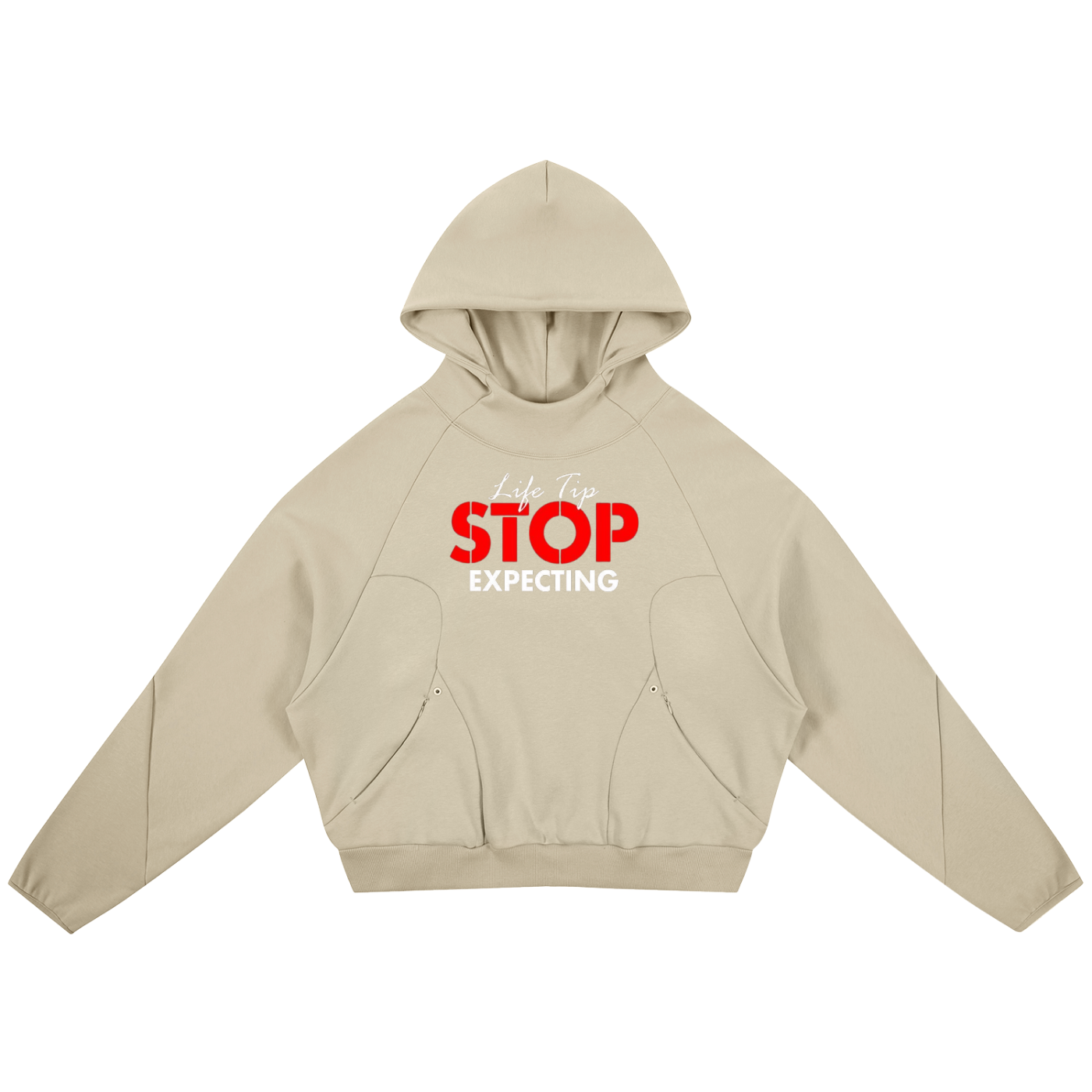 Curved Panel stop expecting Hoodie