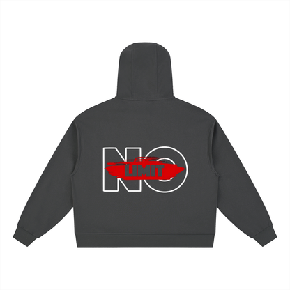 Boxy Button no limit Hoodie