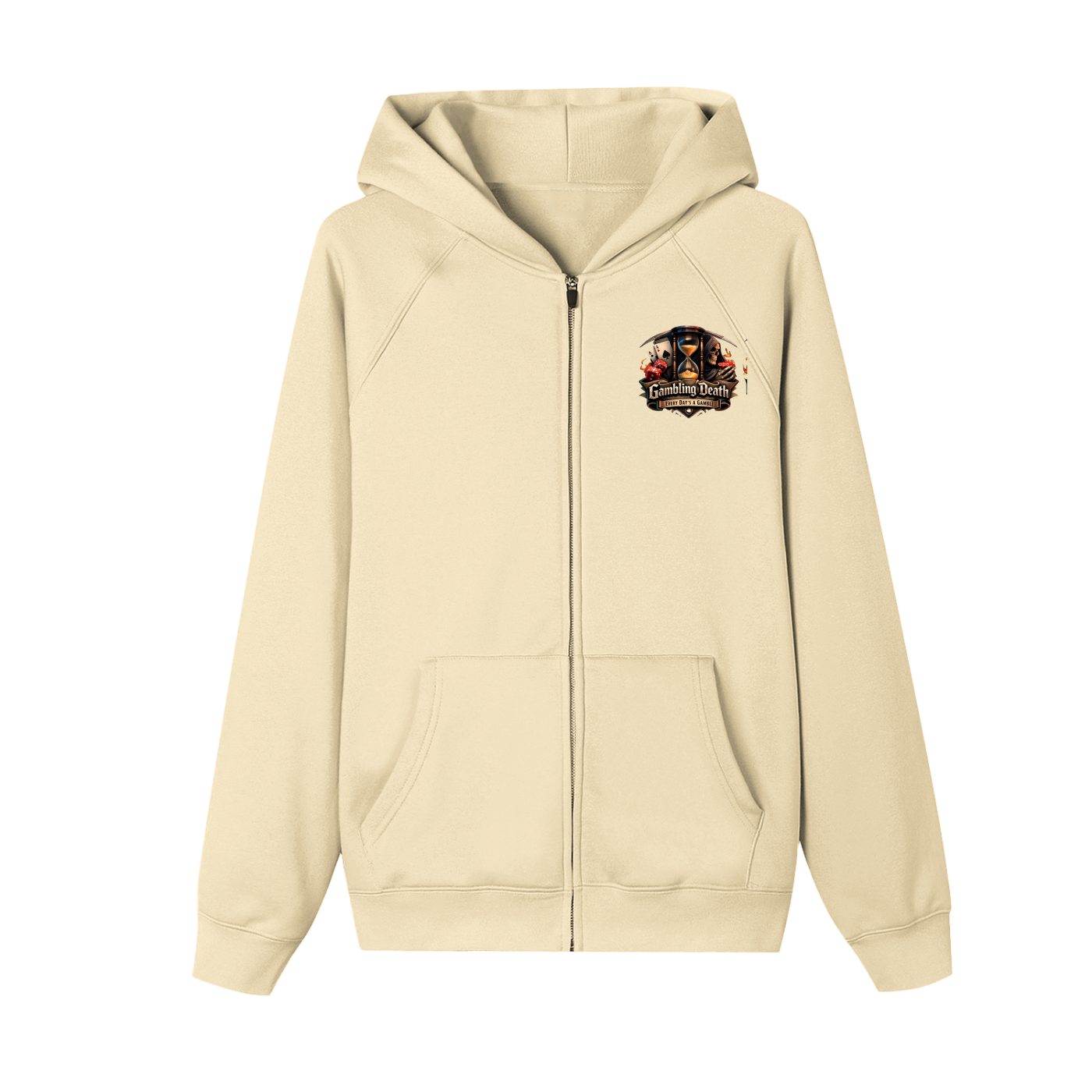 Stop expecting Zip-up Fleece Hoodie
