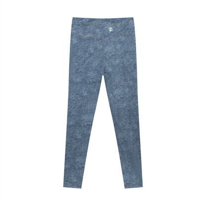 Women's Faux Denim Zip-Fly Leggings