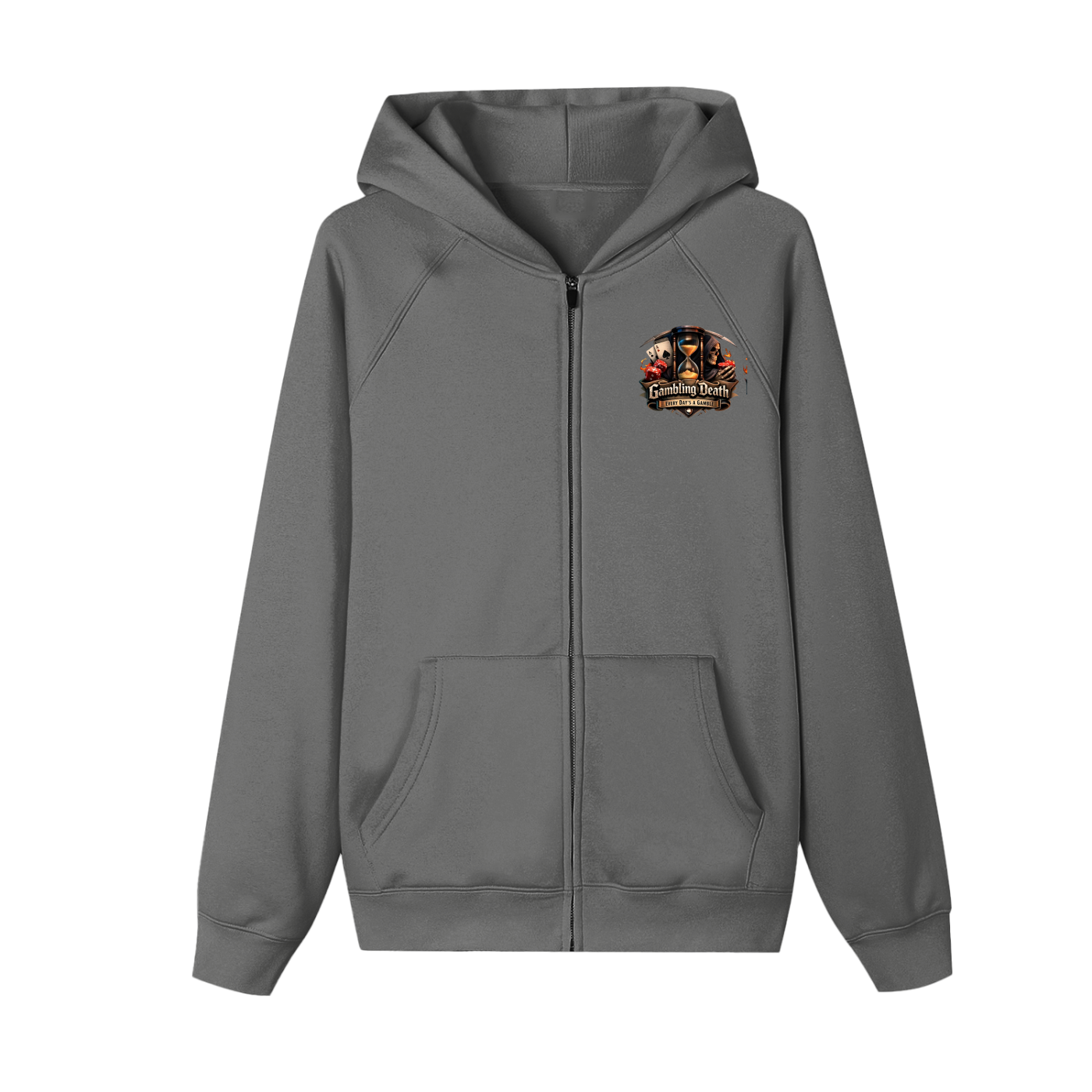 Stop expecting Zip-up Fleece Hoodie