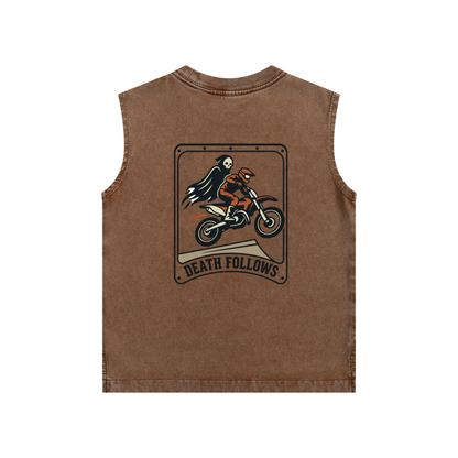 Death follows Kids Tank Top