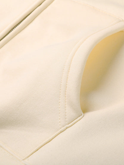 Stop expecting Zip-up Fleece Hoodie