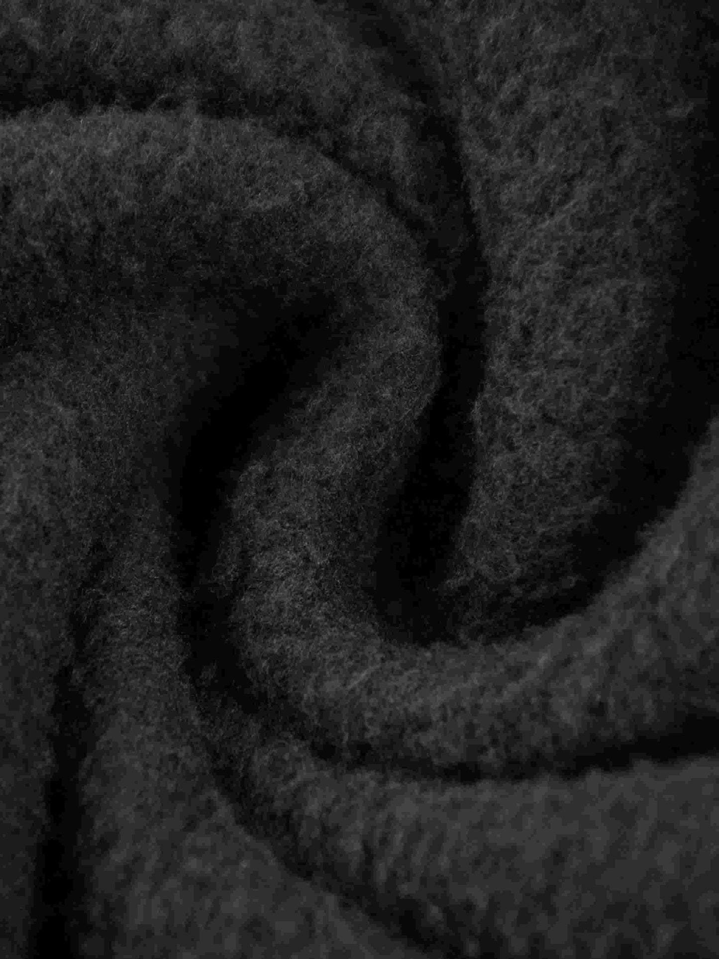 Vintage Washed Frayed Fleece Hoodie