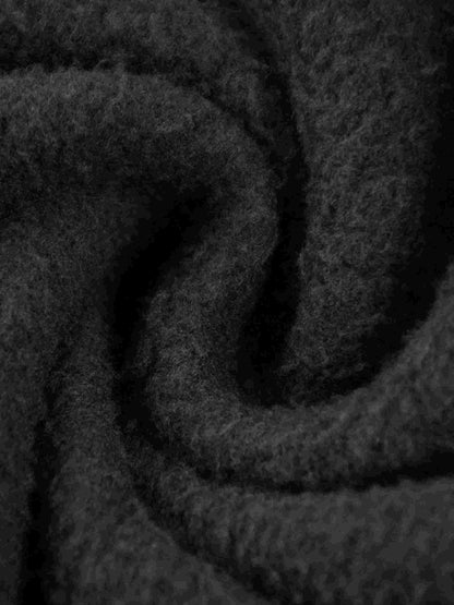 Vintage Washed Frayed Fleece Hoodie