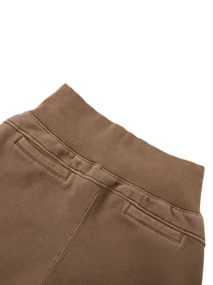 Vintage Washed Flared Fleece Pants