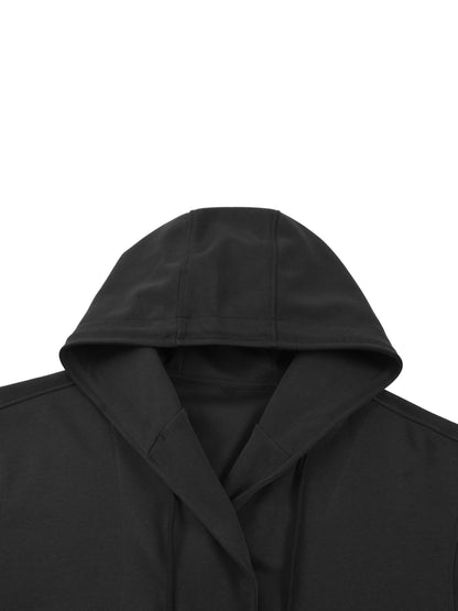 Boxy Button no limit Hoodie